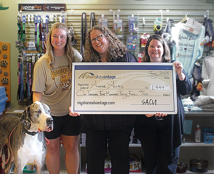 Share Advantage Credit Union Duluth, MN Animal Allies Humane Society Duluth